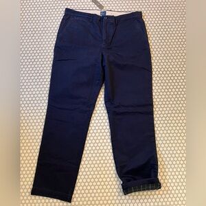 J. Crew Lined Classic Navy Men's Chinos